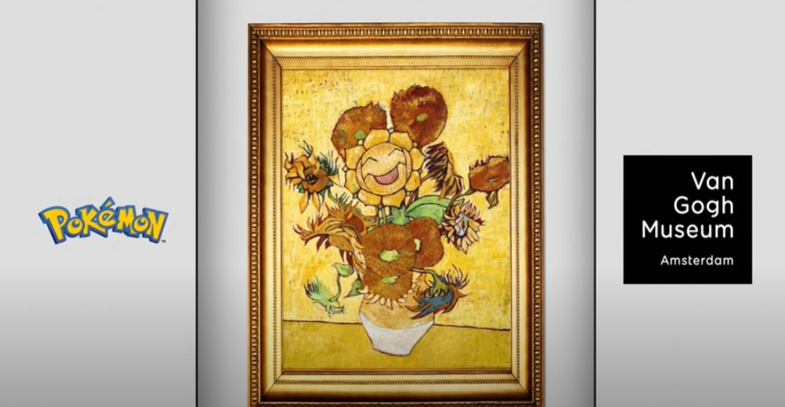 Pokemon X Van Gogh Collaboration